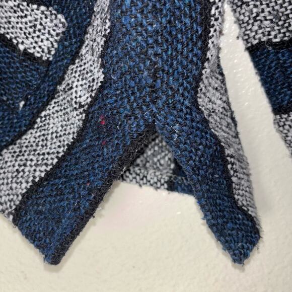 Molina vintage Baja Hoodie Sweater pullover Size Medium Unisex Blue and Gray - Picture 9 of 16